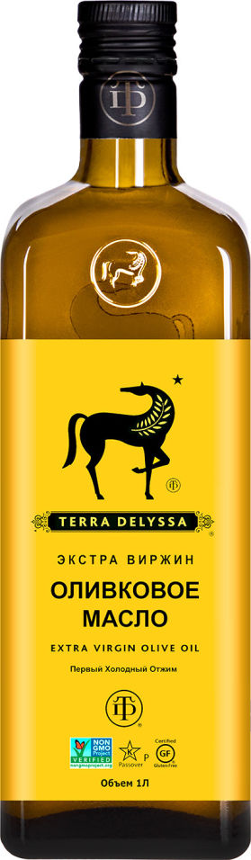 Масло оливковое Terra Delyssa Экстра вирджин 1л