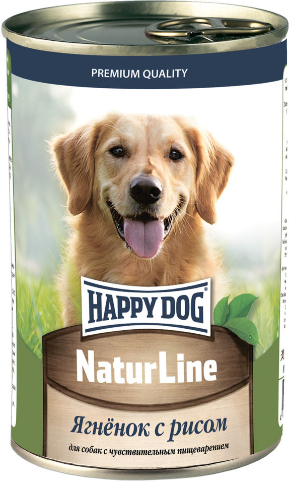 Корм для собак Happy Dog Ягненок с рисом 400г