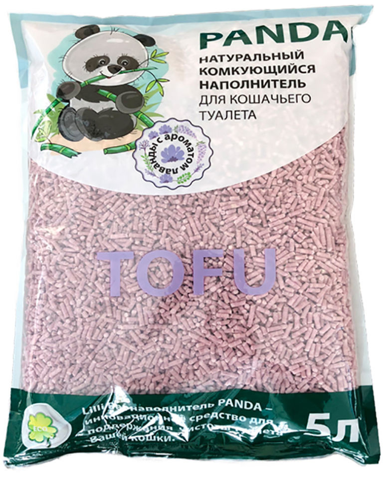 Наполнитель для кошачьего туалета Lilli Pet Panda с ароматом лаванды 5л Наполнитель для кошачьего туалета Lilli Pet Panda с ароматом лаванды 5л