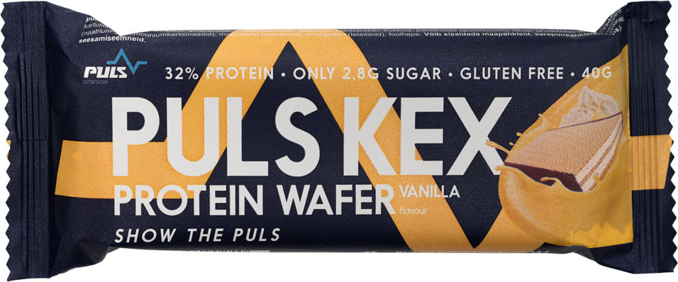 Вафли протеиновые Puls Nutrition Puls Kex Ваниль 40г