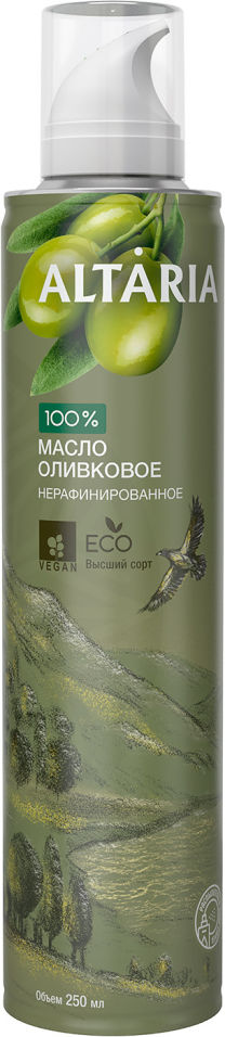 Масло Altaria оливковое нерафинированное 250мл