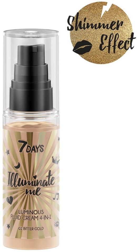 Крем-флюид для лица 7DAYS Miss crazy сияющий 50мл