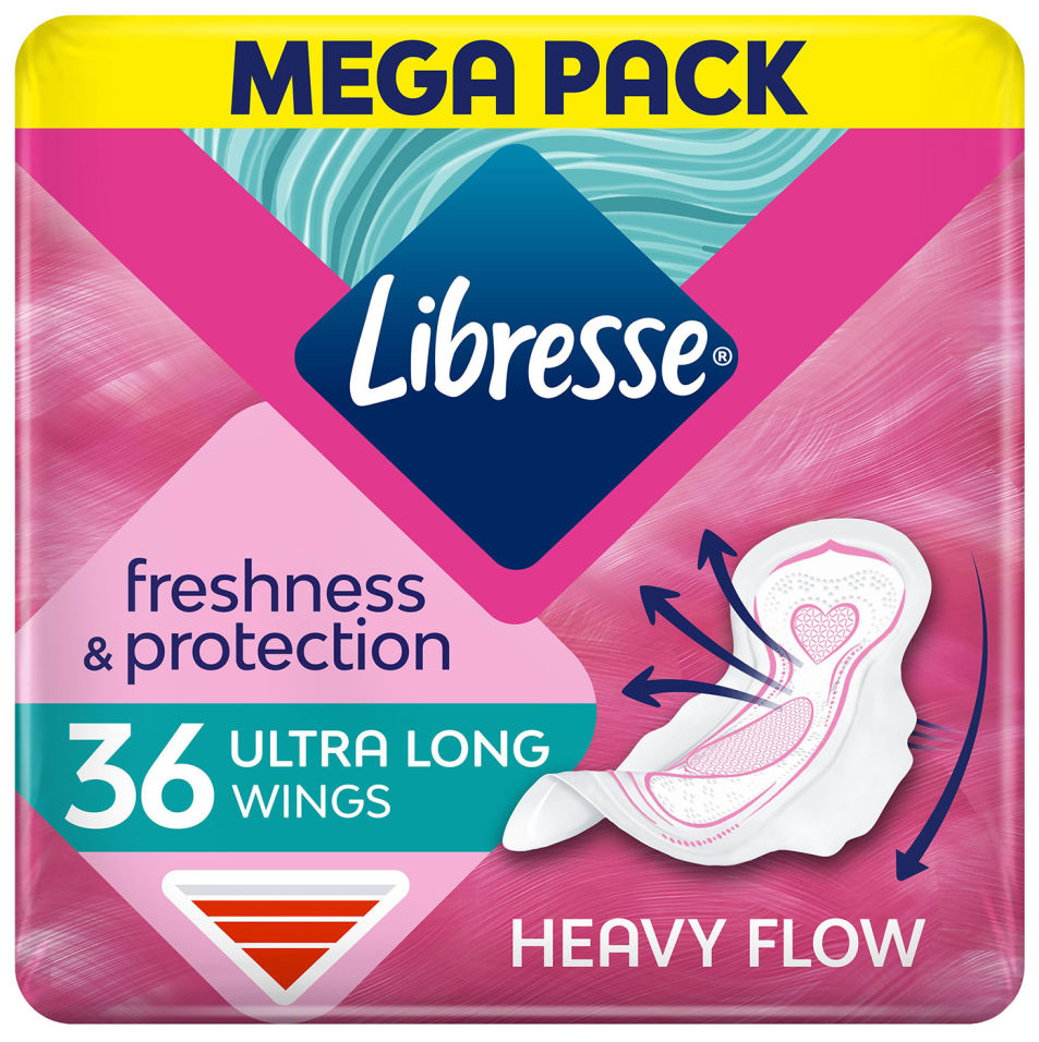 Прокладки Libresse Ultra Super с мягкой поверхностью 36шт