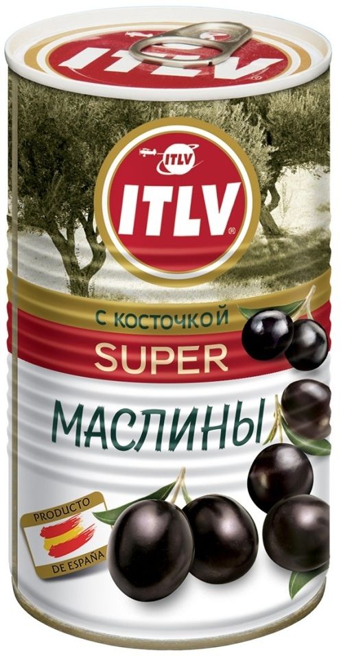 Маслины ITLV с косточкой Super 370 мл Маслины ITLV с косточкой Super 370 мл