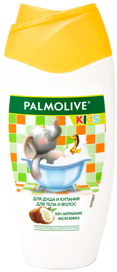 Гель для душа и купания Palmolive Kids 100% натуральное масло кокоса 250мл
