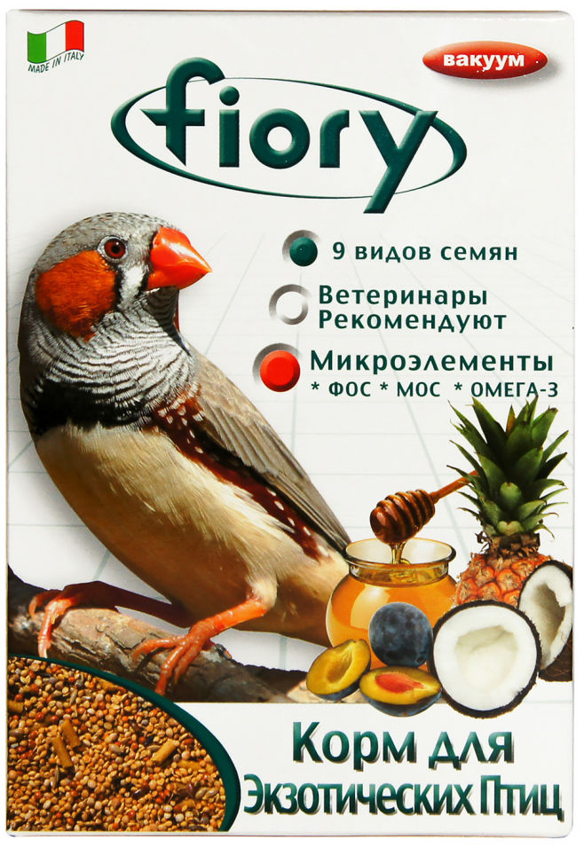 Корм для экзотических птиц Fiory 400г Корм для экзотических птиц Fiory 400г