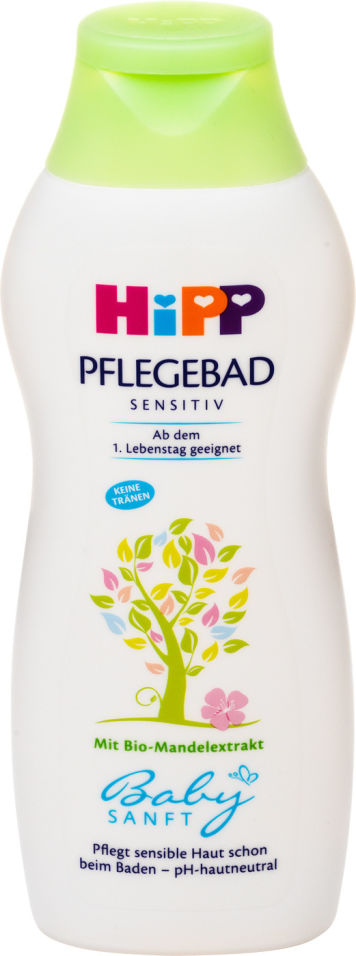 Пена для купания HiPP Babysanft детская для чувствительной кожи 350мл