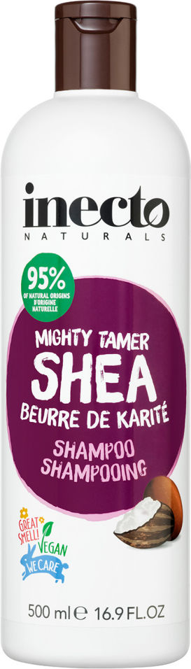 Шампунь для волос Inecto Naturals Разглаживающий с маслом ши 500мл