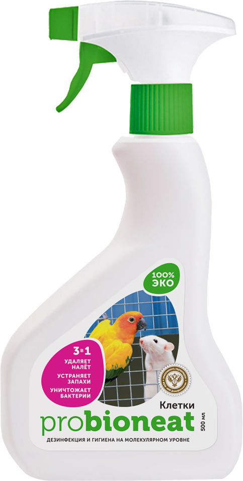 Средство для дезинфекции и устранения запахов Bioneat Клетки Забота и уход 500мл