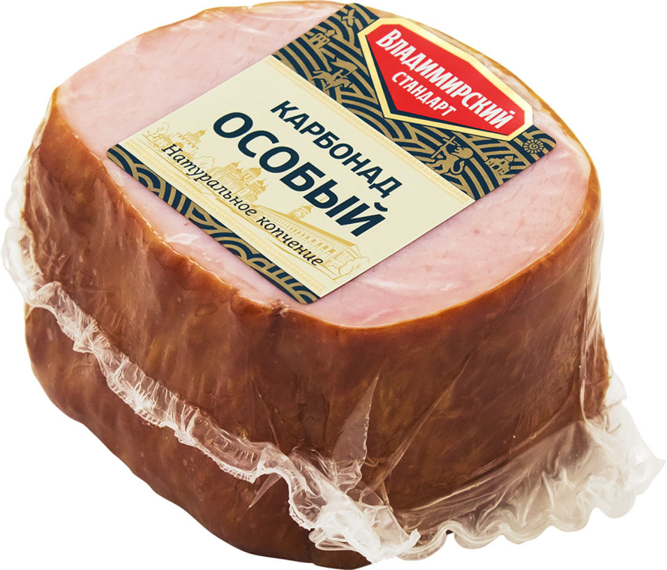 Карбонад Владимирский Стандарт Особый копчено-вареный 0.4-0.6кг