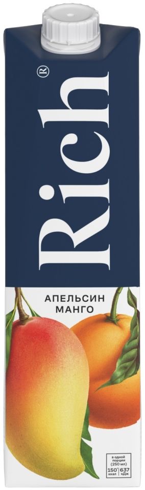 Нектар Rich Апельсин Манго 1л Нектар Rich Апельсин Манго 1л