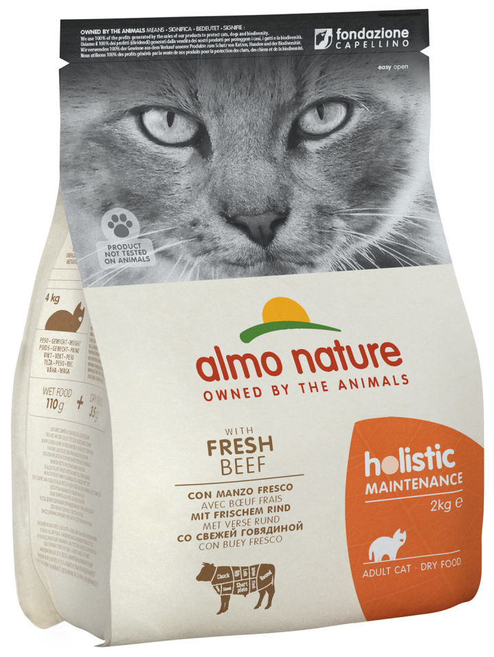 Сухой корм для кошек Almo Nature с говядиной и рисом 2кг Сухой корм для кошек Almo Nature с говядиной и рисом 2кг