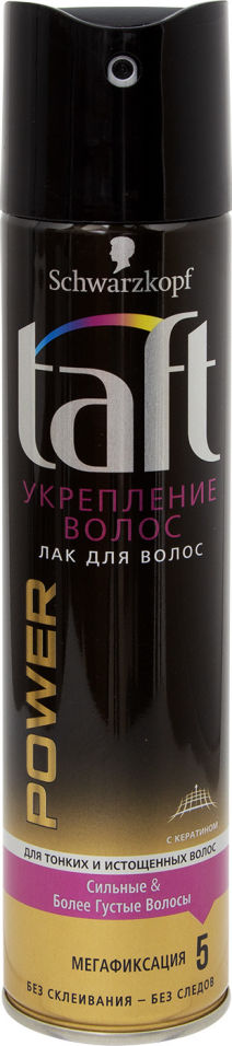 Лак для волос Taft Power Укрепление волос Мегафиксация 225мл 280₽