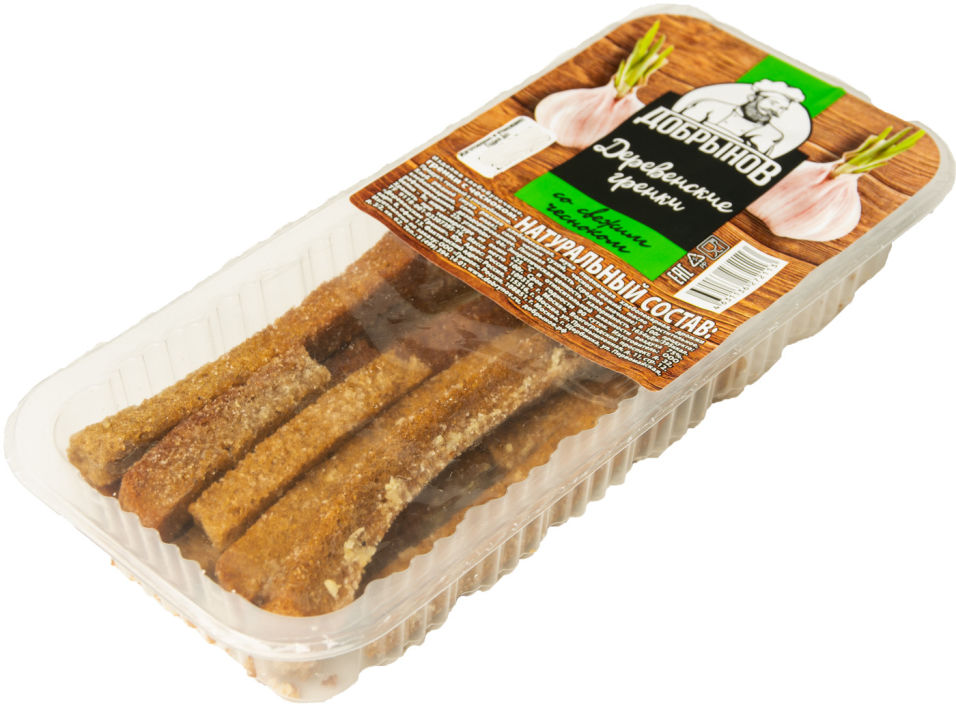 Палочки Деревенские Гренки с чесноком 100г