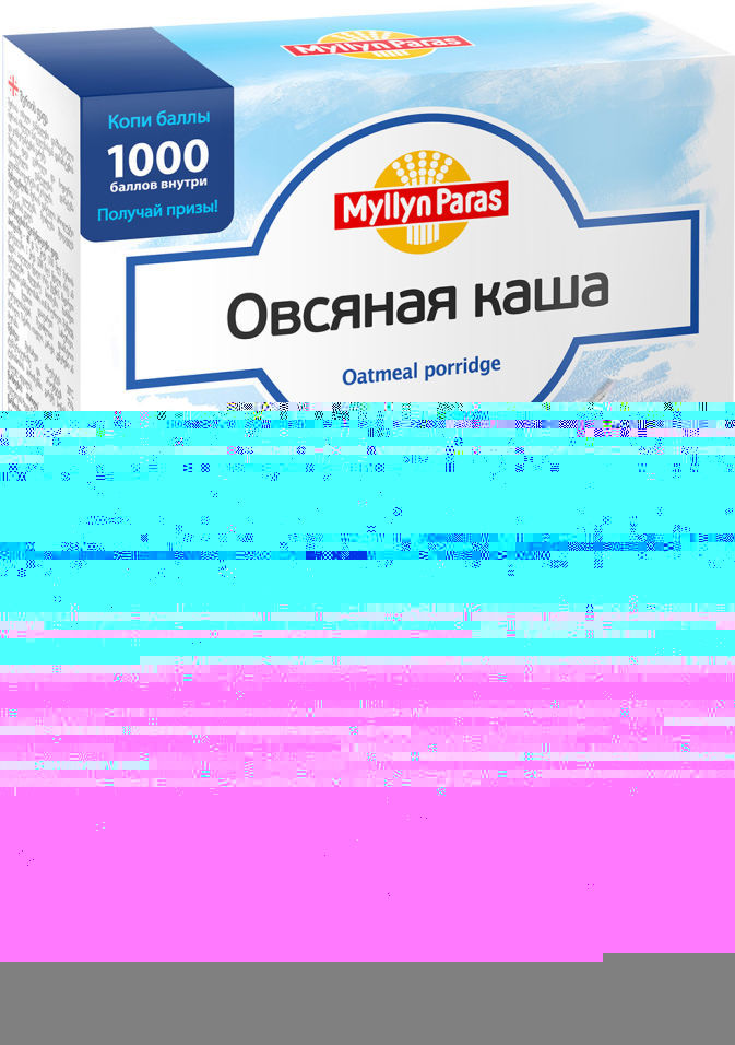 Каша myllyn paras овсяная 500г