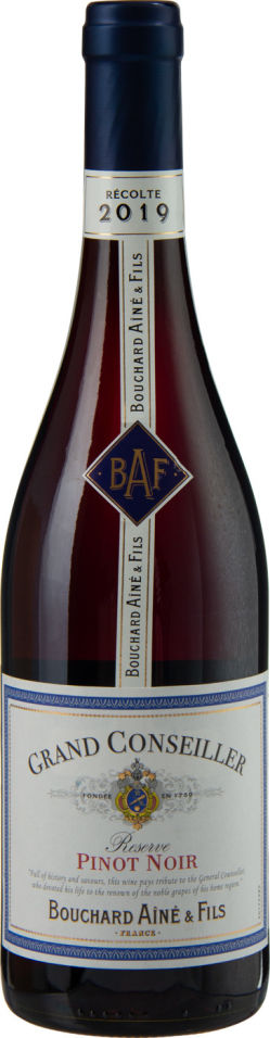 Отзывы о Вине Bouchard Aine & Fils Grand Conseiller pinot noir красном сухом 12.5% 0.75л Отзывы о Вине Bouchard Aine & Fils Grand Conseiller pinot noir красном сухом 12.5% 0.75л