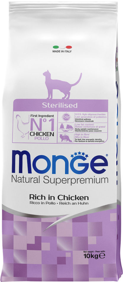 Отзывы о Корме для кошек Monge Cat Sterilised 10кг Отзывы о Корме для кошек Monge Cat Sterilised 10кг