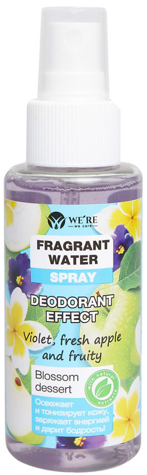 Вода-спрей Were we care Blossom dessert с дезодорирующим эффектом 100мл
