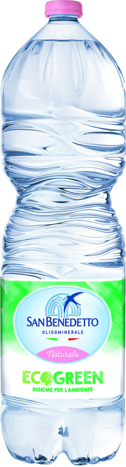 Вода San Benedetto EcoGreen Naturale минеральная негазированная 2л 290₽
