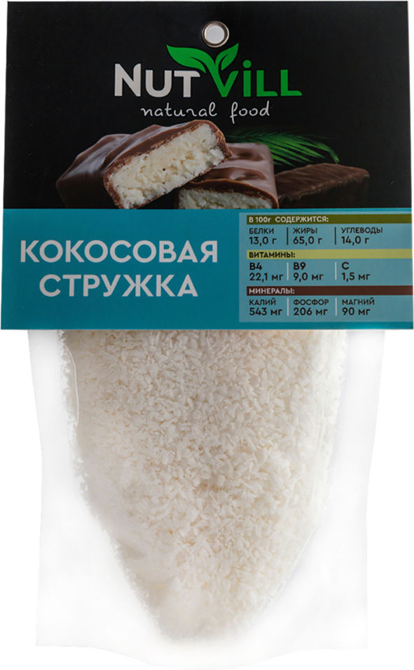 Кокосовая стружка Nutvill 100г