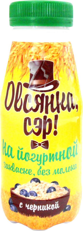 Напиток овсяный Овсянка Сэр с черникой 250г
