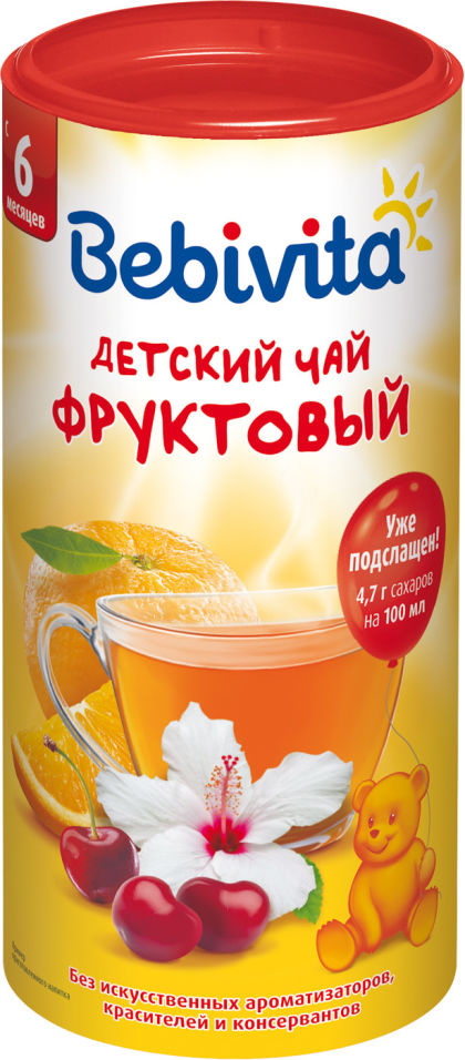 Чай детский Bebivita Фруктовый 200г