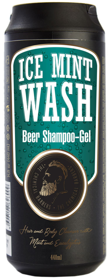 Гель-шампунь для душа The Chemical Barbers Освежающий с мятой и эвкалиптом 440мл
