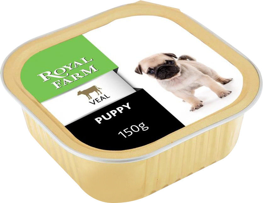 Корм для щенков Royal Farm Телятина 150г Корм для щенков Royal Farm Телятина 150г