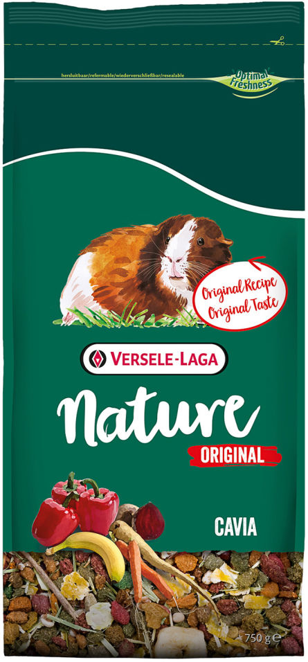 Корм для морских свинок Versele-Laga Nature Original Cavia 750г Корм для морских свинок Versele-Laga Nature Original Cavia 750г