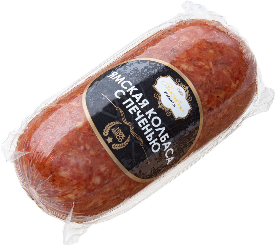 Колбаса Алексеевские колбасы Ямская с печенью 400г