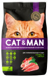 Сухой корм для кошек Cat&Man для стерилизованных кошек с курицей и овощами 350г Сухой корм для кошек Cat&Man для стерилизованных кошек с курицей и овощами 350г