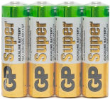 Батарейки GP Super 15A RS-2SB4 AA 1.5В 4шт