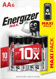 Батарейки Energizer Max + Power Seal AA 6шт Батарейки Energizer Max + Power Seal AA 6шт