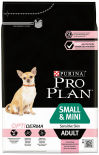 Сухой корм для собак Pro Plan Optiderma Small&Mini Adult Sensitive Skin для мелких пород для здоровья кожи и шерсти с лососем 3кг