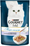 Корм для кошек Gourmet Perle соус делюкс с телятиной 85г Корм для кошек Gourmet Perle соус делюкс с телятиной 85г