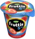 Продукт йогуртный Fruttis с клубникой 5% 290г Продукт йогуртный Fruttis с клубникой 5% 290г