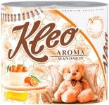 Туалетная бумага Kleo Aroma Мандарин 4 рулона 3 слоя Туалетная бумага Kleo Aroma Мандарин 4 рулона 3 слоя