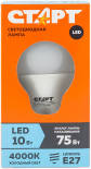 Лампа светодиодная Старт ECO LED GLS E27 10Вт Лампа светодиодная Старт ECO LED GLS E27 10Вт