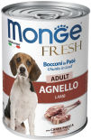 Корм для собак Monge Dog Fresh Chunks in Loaf рулет из ягненка 400г Корм для собак Monge Dog Fresh Chunks in Loaf рулет из ягненка 400г