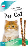 Лакомство для котят Pro Cat Лакомые палочки Кролик 13.5см 9г Лакомство для котят Pro Cat Лакомые палочки Кролик 13.5см 9г