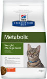 Сухой корм для кошек Hills Prescription Diet Metabolic для снижения и контроля веса с курицей 4кг