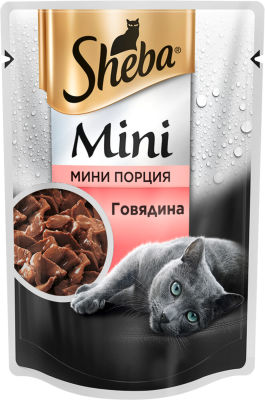 Корм для кошек Sheba с Говядиной 50г
