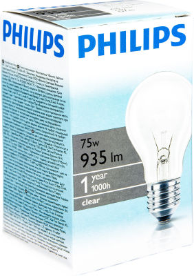 Лампа накаливания Philips A55 E27 75Вт