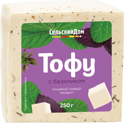 Тофу Сельский Дом с базиликом 250г