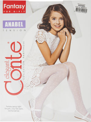 Колготки детские Conte Elegant Anabel Прозрачный р.128-134
