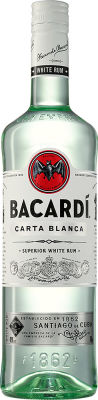Ром Bacardi Carta Blanca белый 40% 0.5л