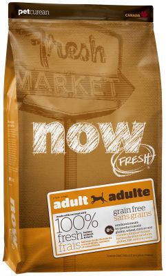 Сухой корм для собак Now Fresh Adult Беззерновой с индейкой уткой и овощами 2.72кг
