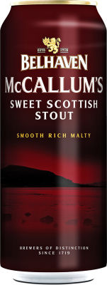 Пиво Belhaven McCallum's Stout 4.1% 0.44л