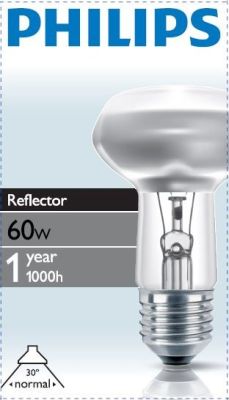 Лампа накаливания Philips Reflector NR63 E27 60Вт