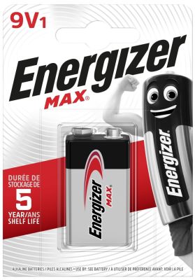 Батарейки Energizer Max 9V 6LR61